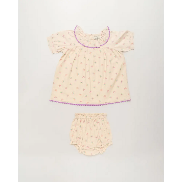 Early Sunday Baby Bella Dress with Bloomer - Butterfly Print