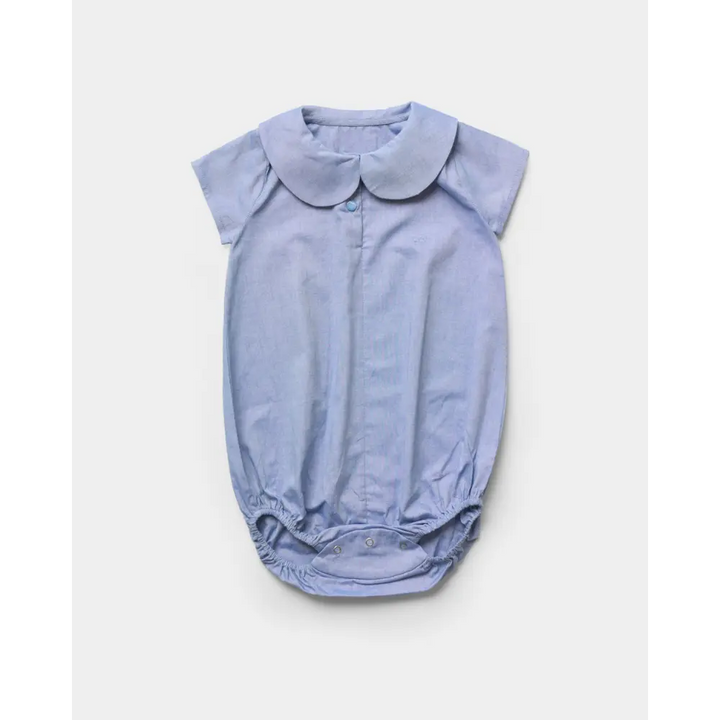 Early Sunday Bobby Baby Romper - Summer Sky Print