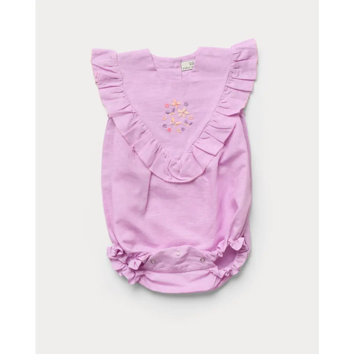 Early Sunday Lucy Baby Bubble Romper - Lilac