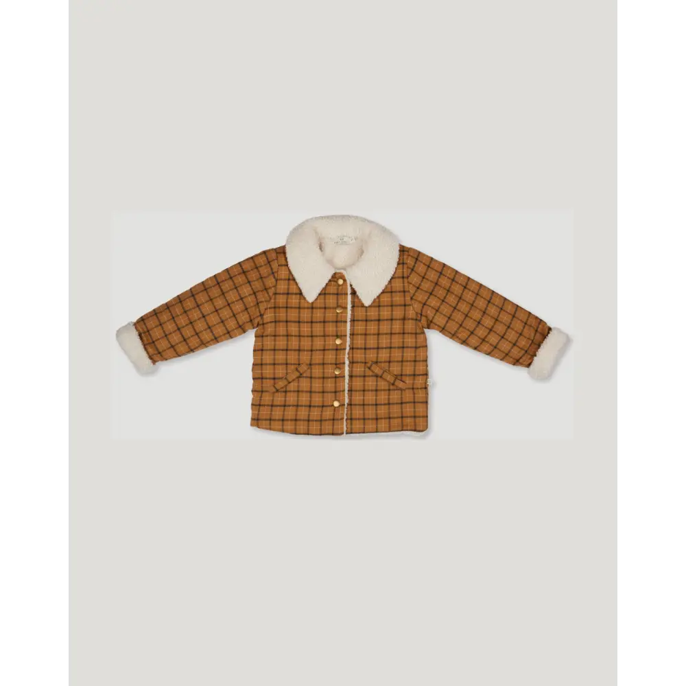 Early Sunday Franka Jacket - Almond Checks - 05Y