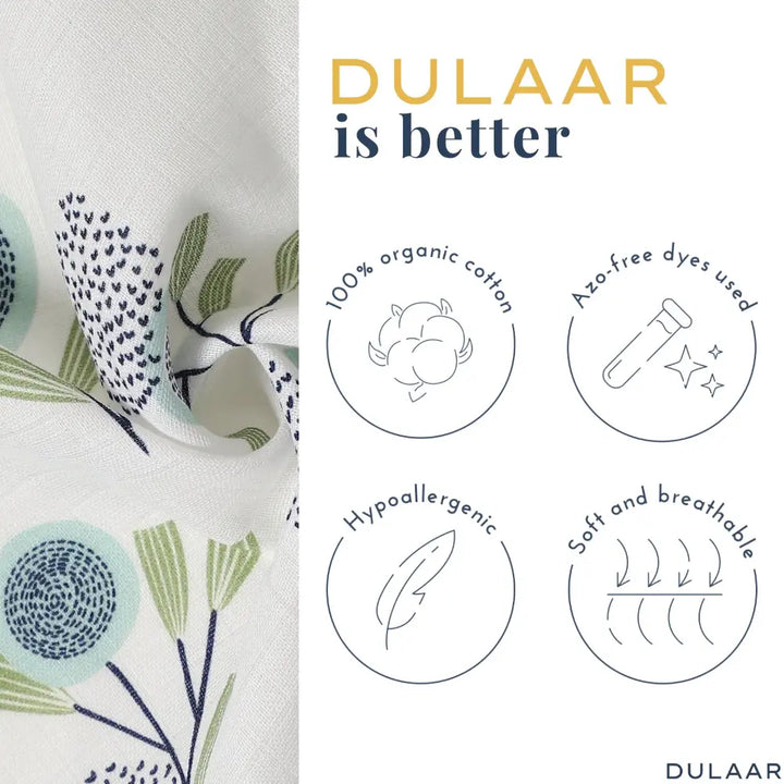 Dulaar Hospital Bag Essentials - Classic (Green Zen + The Sparrow and Flower + Just Lion Around + Matcha Sage)