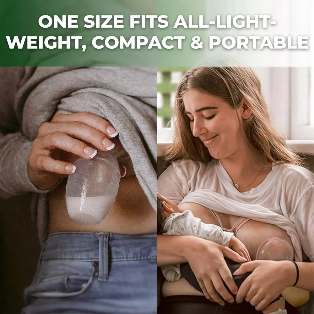 Haakaa Gen. 1 Silicone Breast Pump &amp; Cap Set – Gentle One-Piece Breast Pump – Blush