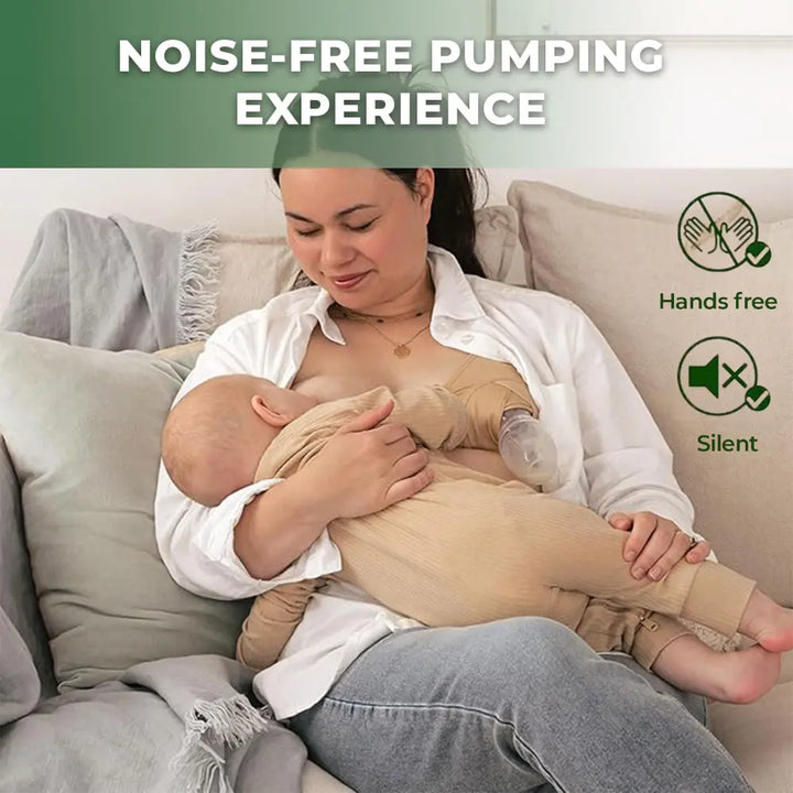 Haakaa Gen. 1 Silicone Breast Pump &amp; Cap Set – Gentle One-Piece Breast Pump – Grey