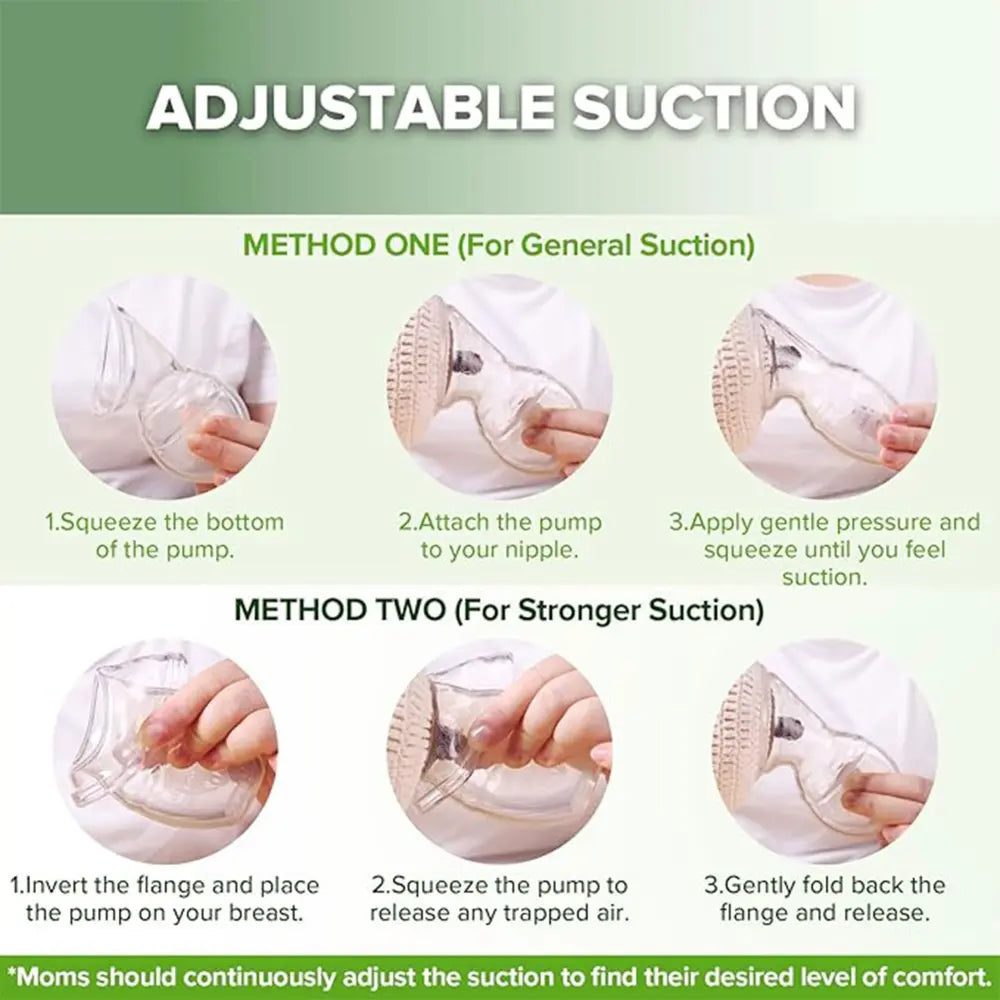 Haakaa Gen. 1 Silicone Breast Pump &amp; Cap Set – Gentle One-Piece Breast Pump – Grey