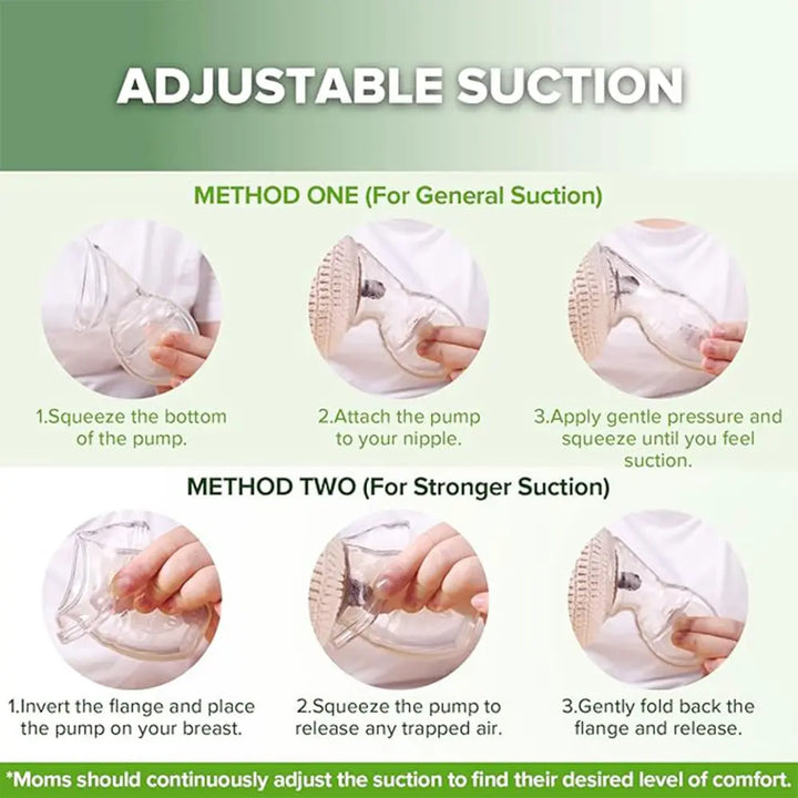 Haakaa Gen. 1 Silicone Breast Pump &amp; Cap Set – Gentle One-Piece Breast Pump – Grey