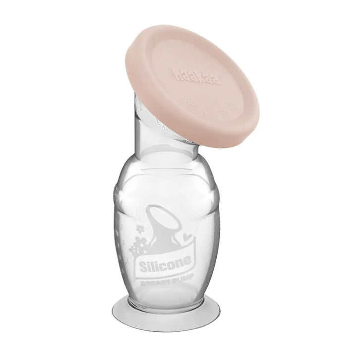 Haakaa Gen. 2 Silicone Breast Pump &amp; Cap Set – Improved Suction &amp; Comfort – 100ml – Blush