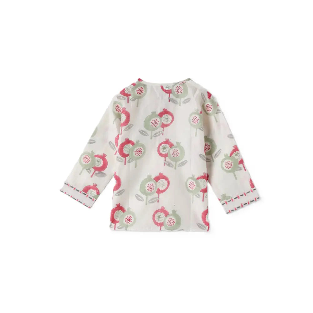 Dulaar Chanderi Kurta Pyjama Set | Hand-Block Printed