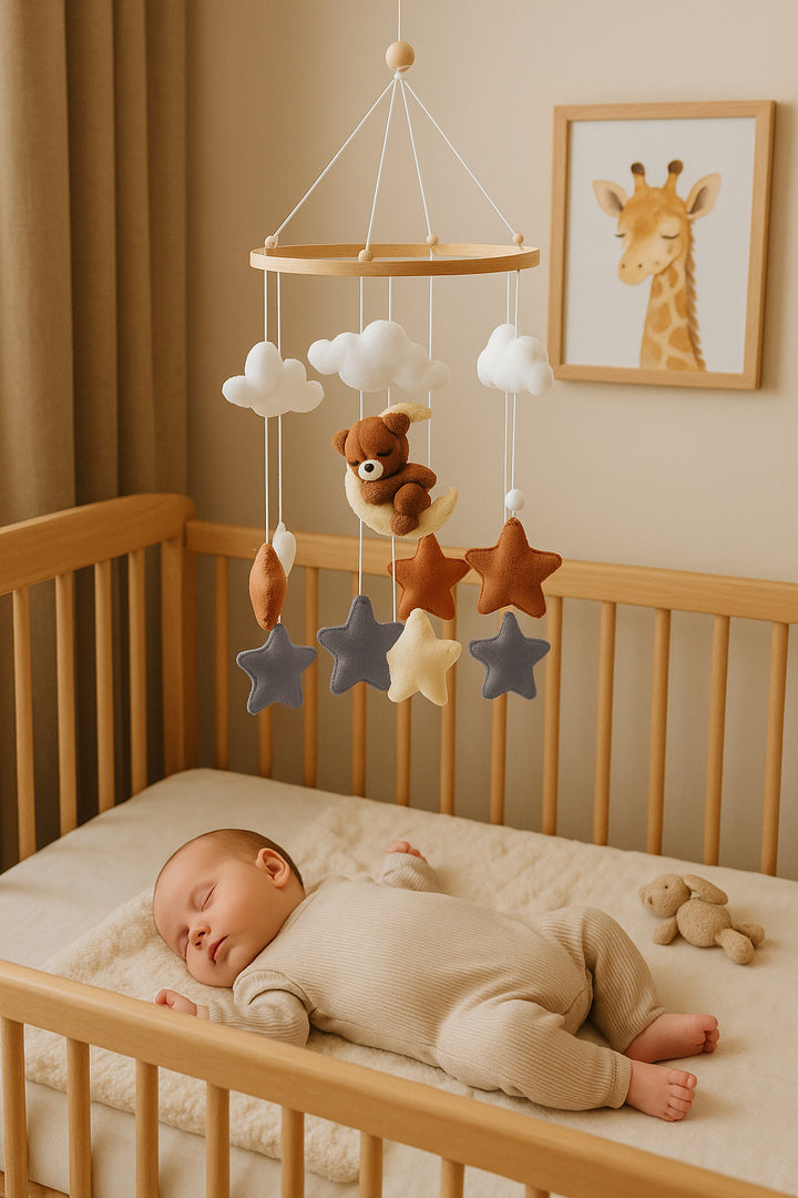 Waddle &amp; Roo Galaxy Cot Mobile
