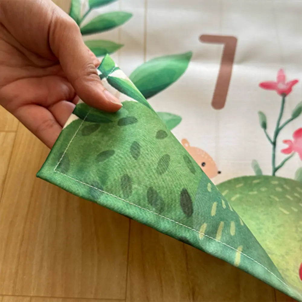 GWD Kids Baby Milestone Blanket - Woodland Animals