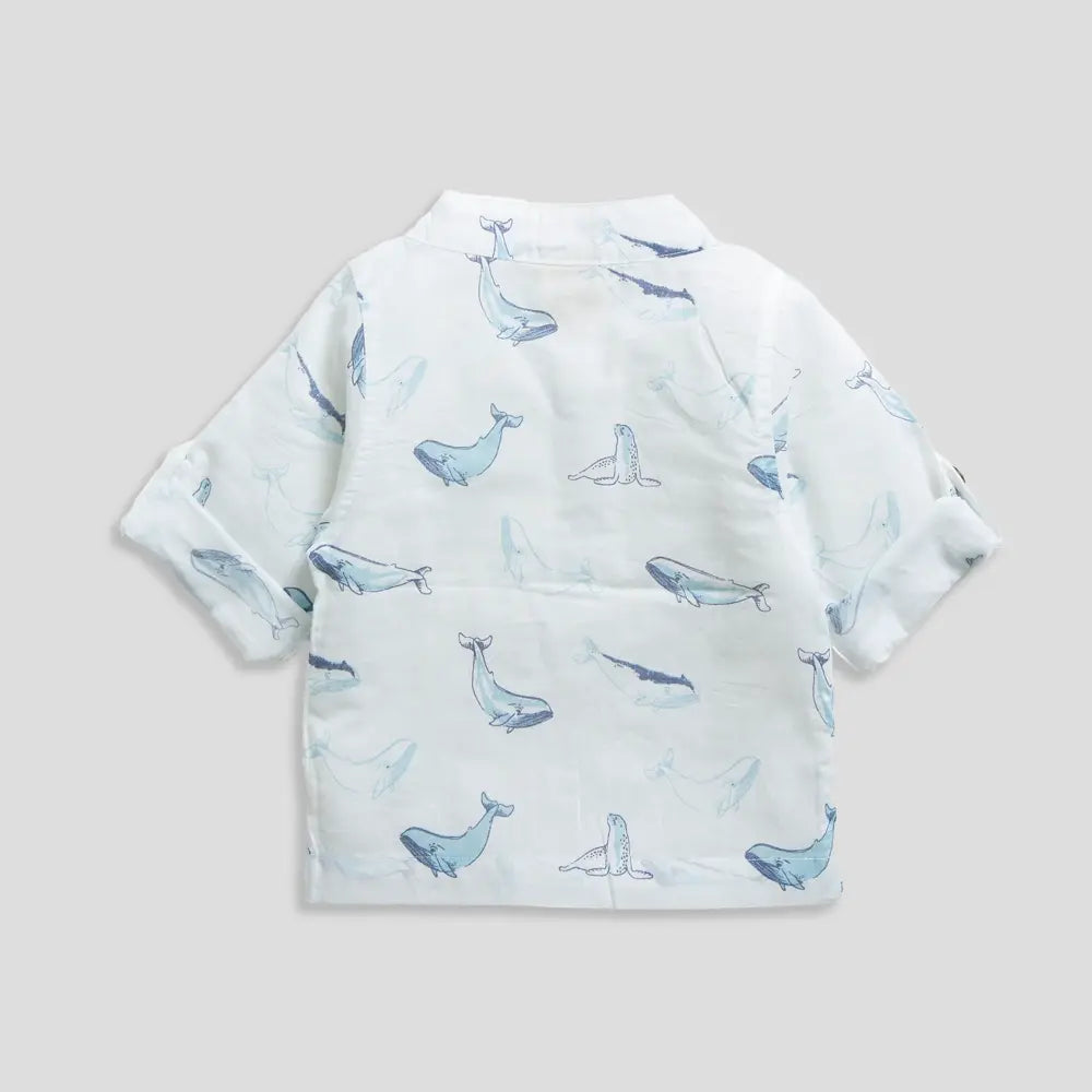 Tiny Twig Whale Gandhi Shirt Long Sleeve