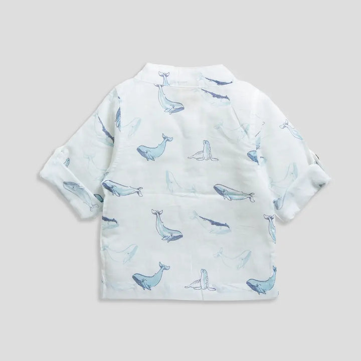 Tiny Twig Whale Gandhi Shirt Long Sleeve