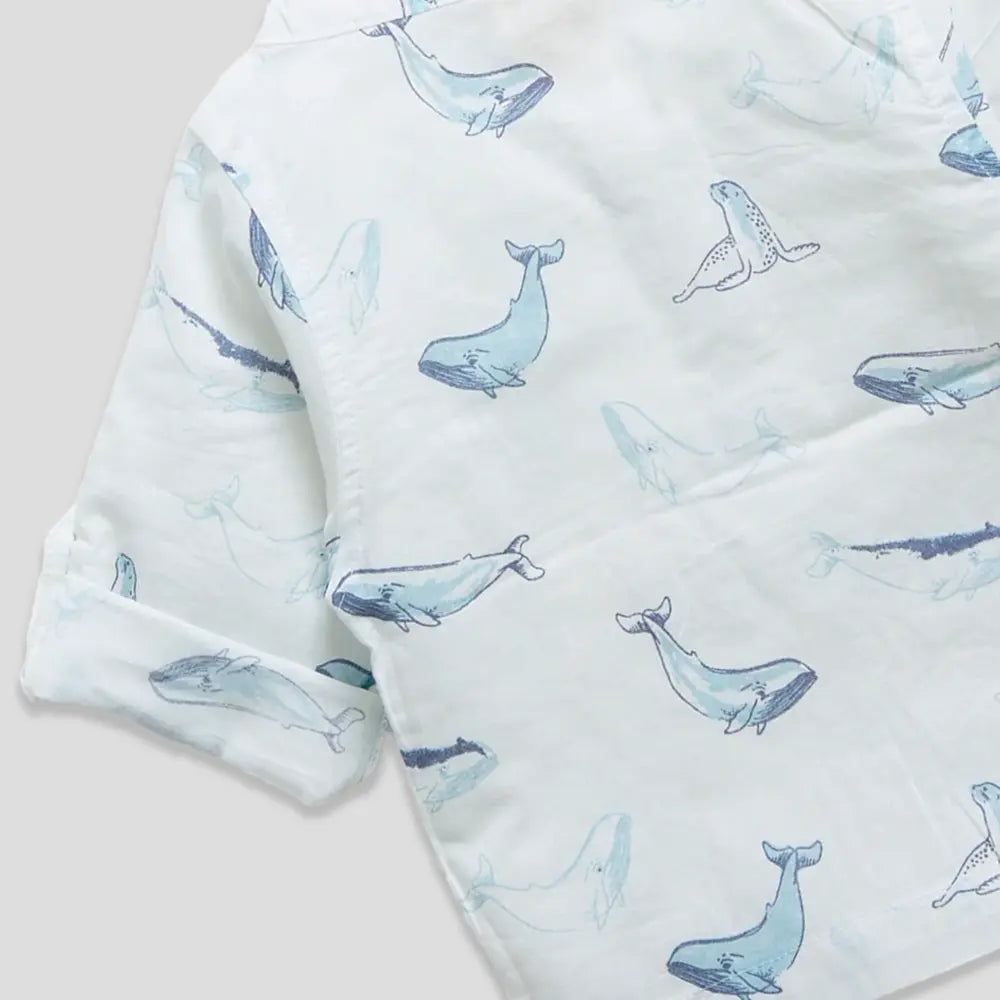 Tiny Twig Whale Gandhi Shirt Long Sleeve