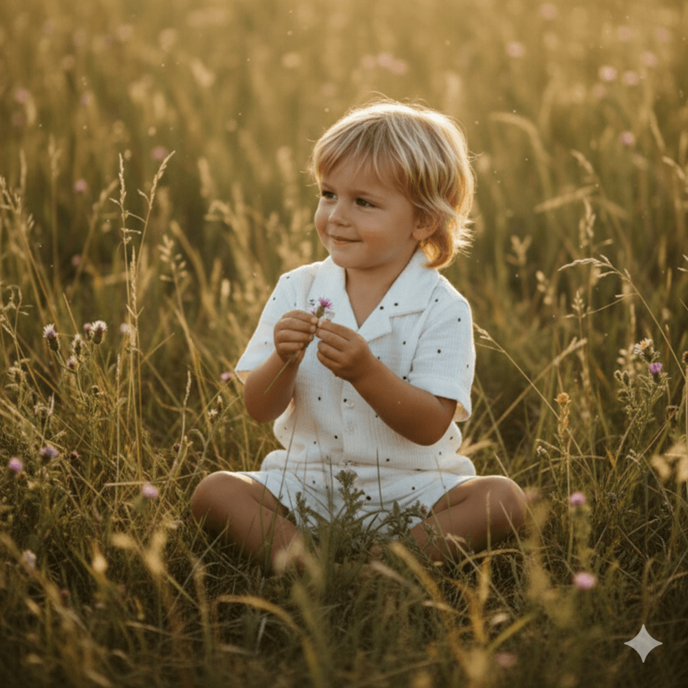 PureCloth.Co Mister Dot Muslin Co-Ord Set For Boys - Off-White