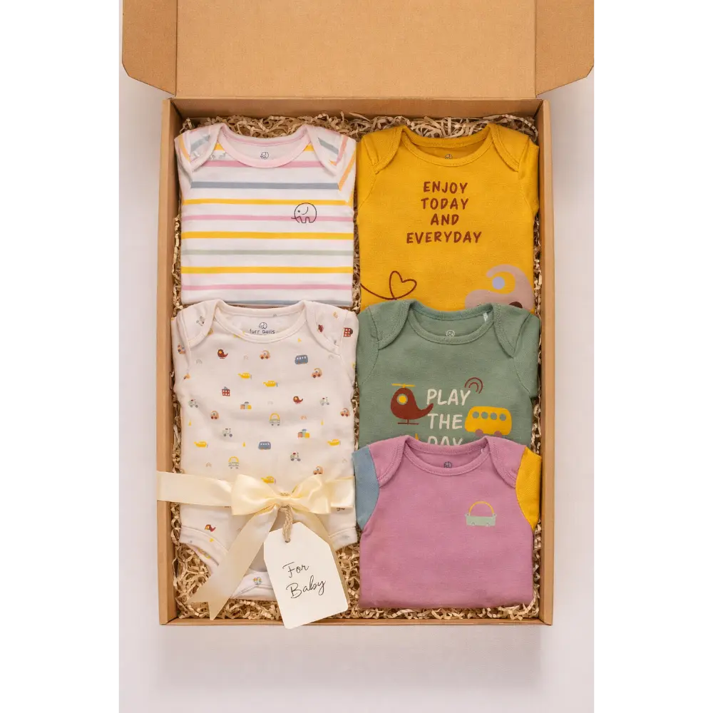 Furr Balls Little Racer Pack Of 5 Organic Baby Gift Set