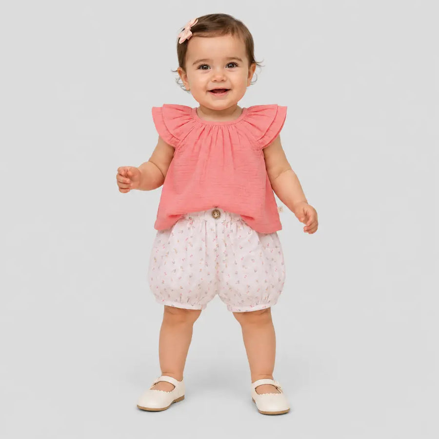 Tiny Twig Pretty in Pink Girls Shorts