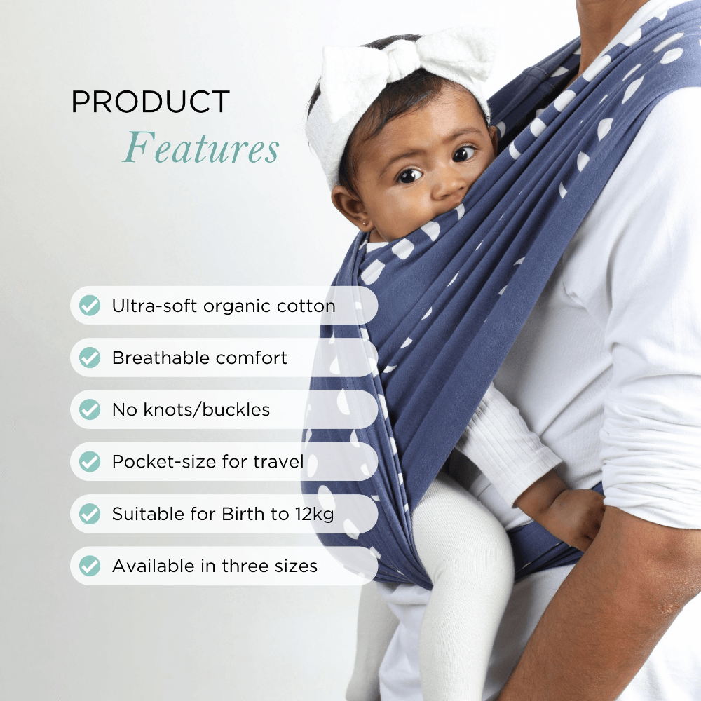 Godilo Ergonomic Organic Cotton Baby Carrier Wrap – Acorn