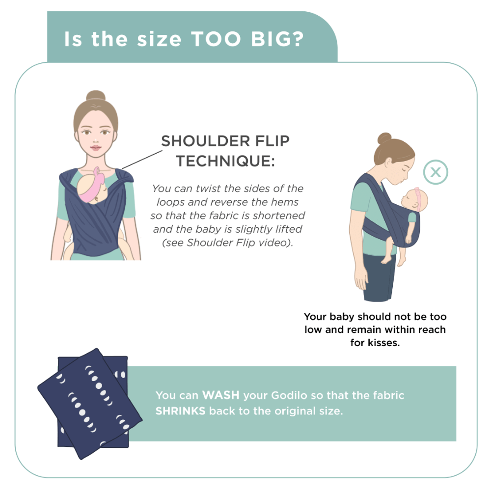 Godilo Ergonomic Organic Cotton Baby Carrier Wrap – Acorn