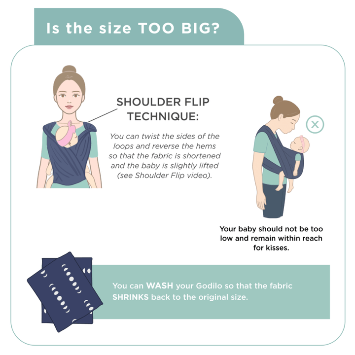 Godilo Ergonomic Organic Cotton Baby Carrier Wrap – Acorn