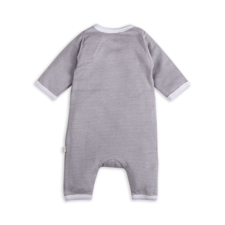 Tiny Twig Snapsuit Granite Stripes