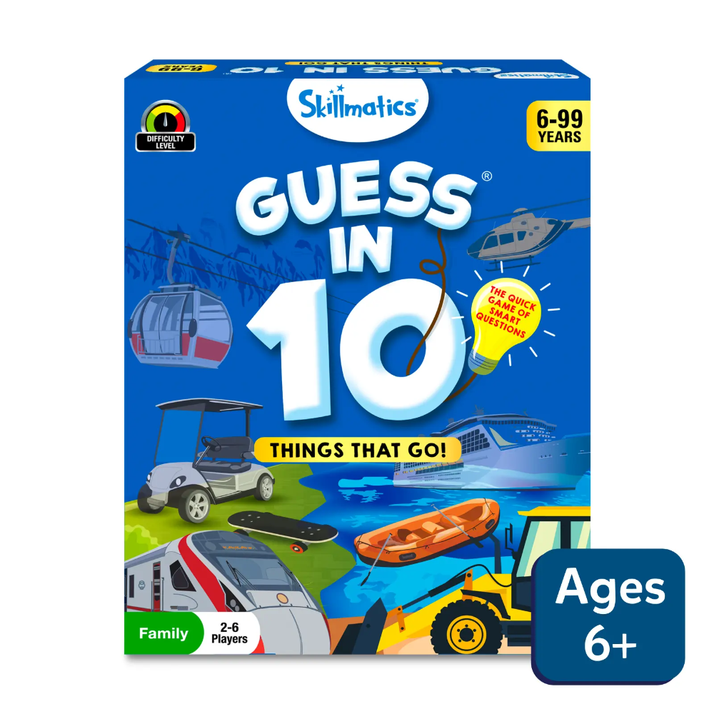 Skillmatics Guess in 10 - Things That Go!