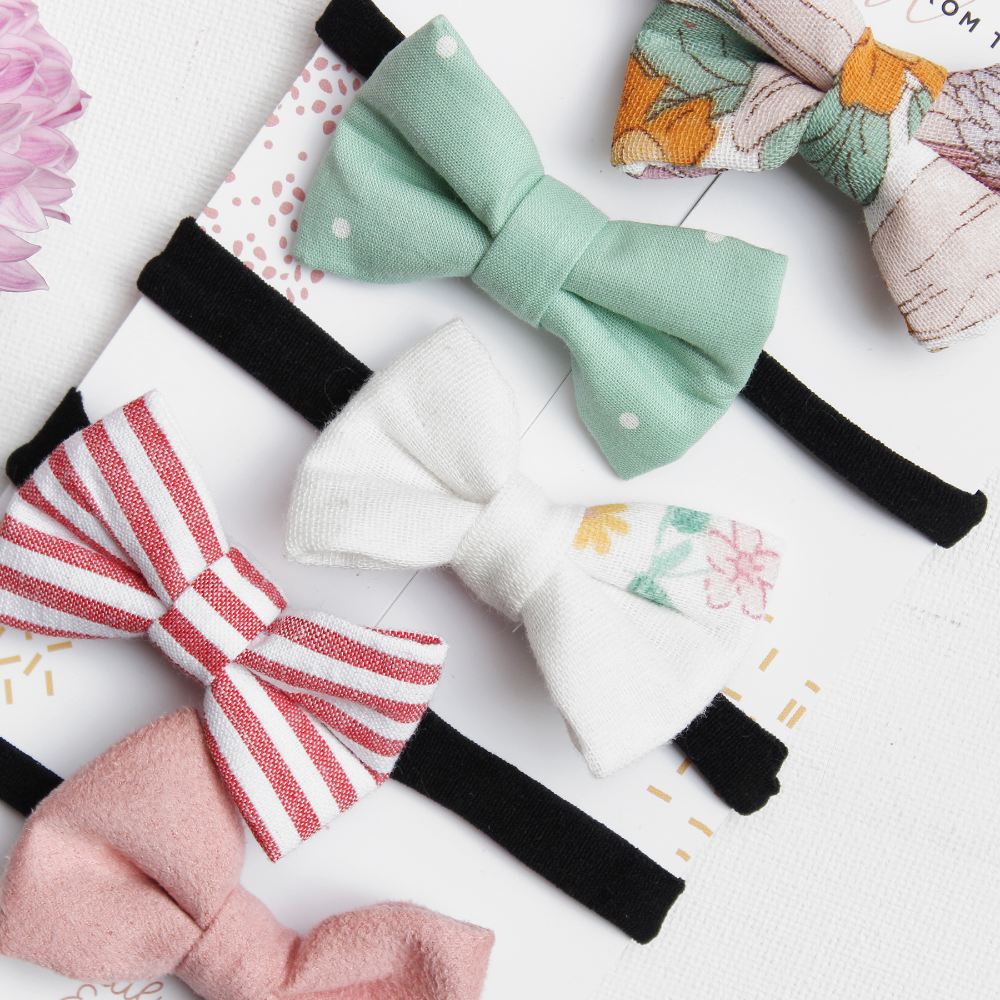 Rattle & Co. Headbands - Set of 5 - Candy Cane Cutie