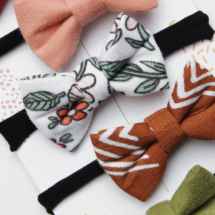 Rattle &amp; Co. Headbands - Set of 5 - Chestnuts Roasting