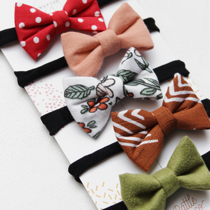 Rattle &amp; Co. Headbands - Set of 5 - Chestnuts Roasting