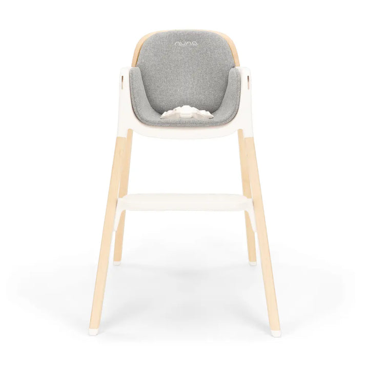 Nuna Bryn Baby High Chair-With Removable Seat Pad &amp; Child Tray-Tool Free Assembly-Made From Premium Black Walnut &amp; Maple Woods-For 6M+ (Upto 100 Kg)-Heritage