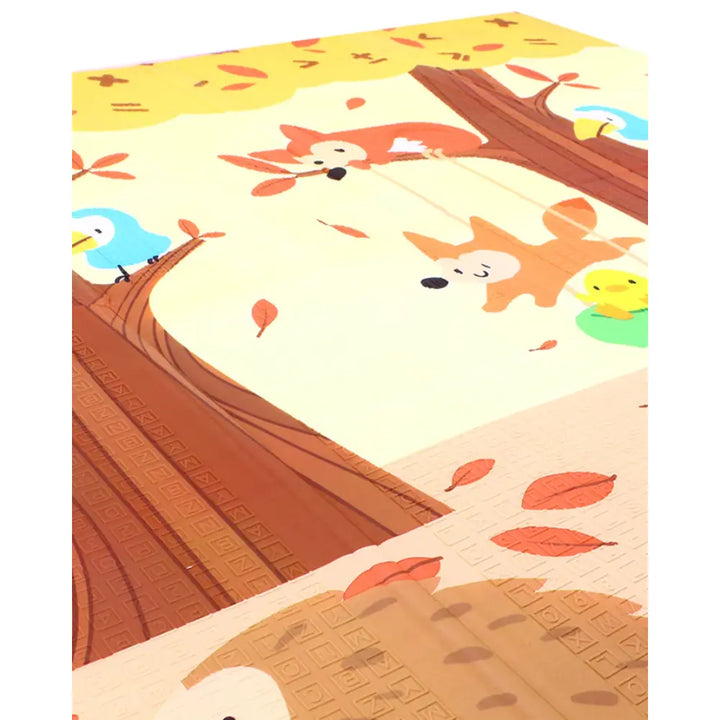Sunta Playmats - Xpe 2 Sides Printed Folding Mat (Train Track / Party Animal)