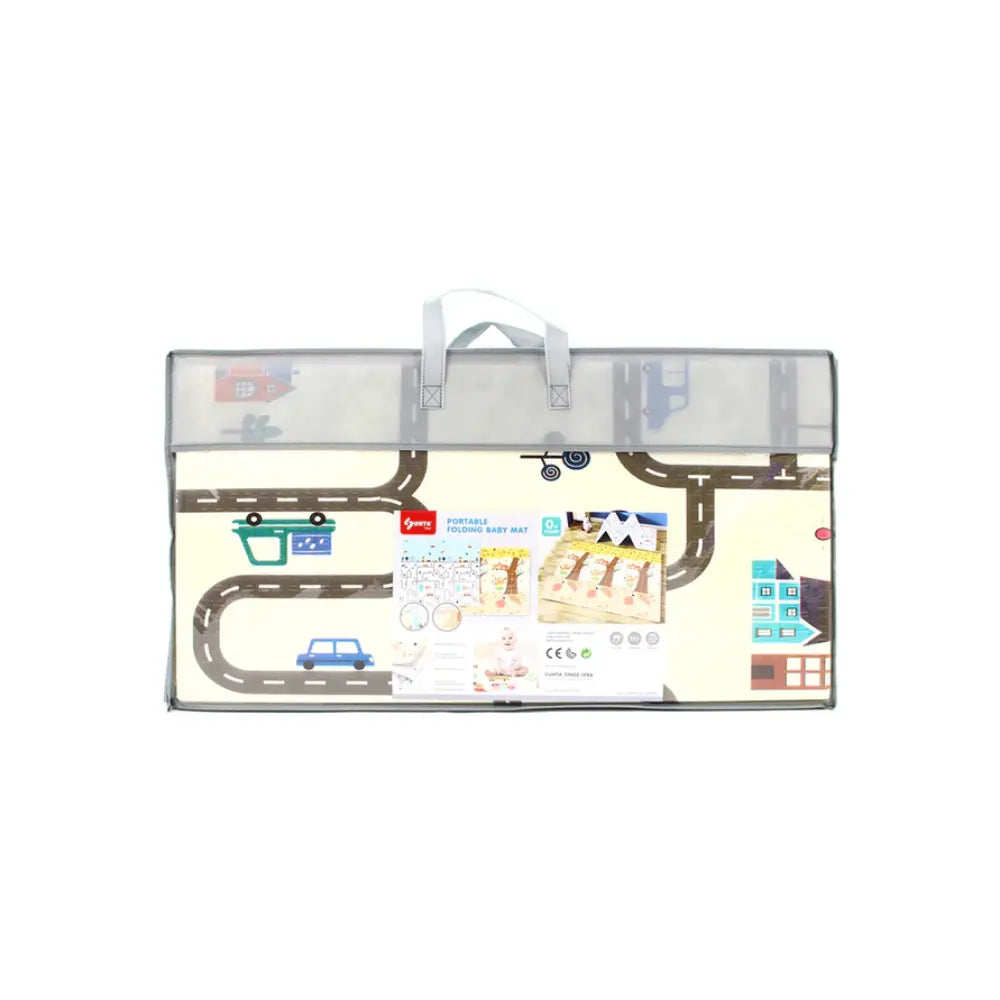 Sunta Playmats - Xpe 2 Sides Printed Folding Mat (Train Track / Party Animal)