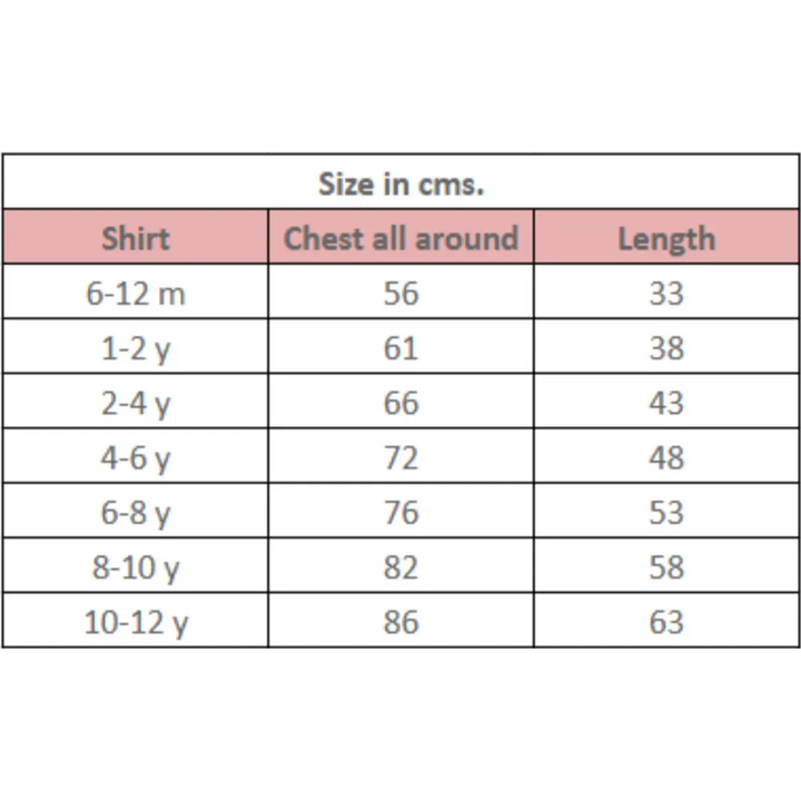 Love The World Today Boogie Red Boys Handwoven Cotton Shirt