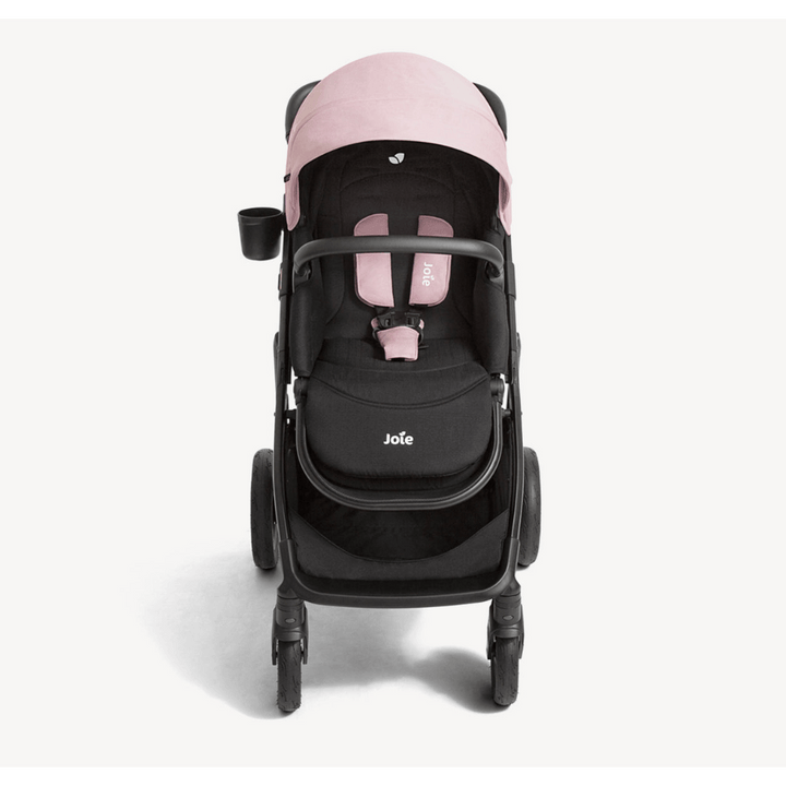 Joie Hazel™ Baby Stroller-Height Adjustable Seat &amp; Parent Handle Bar-Reversible &amp; Flat Reclining Seat-Car Seat Compatible-2 Years Warranty-For 0 to 4Y (Upto 22 kg)- Blush