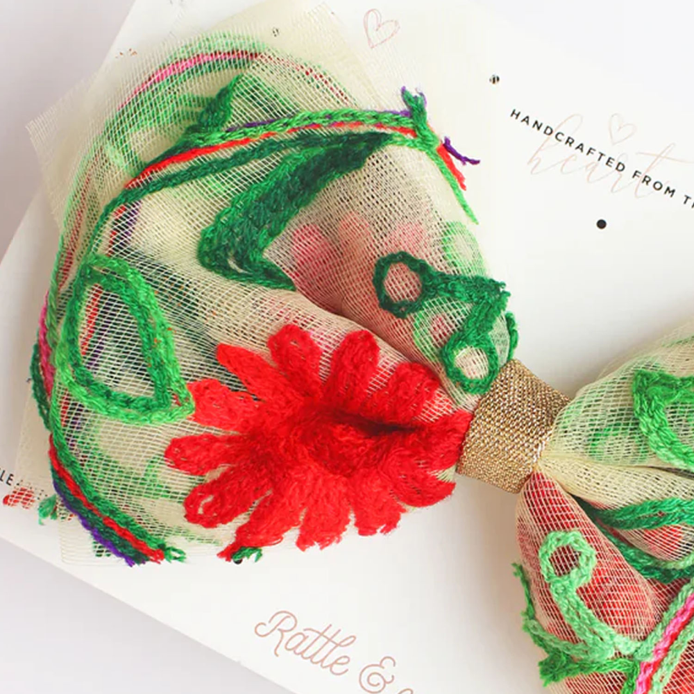 Rattle & Co Holly Jolly Big Bow