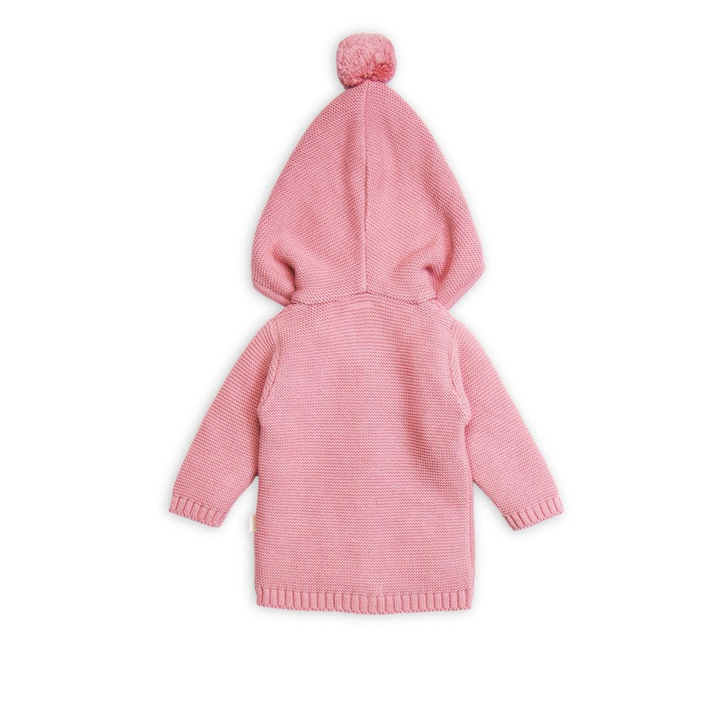 Tiny Twig Knitted Hoodie Rose