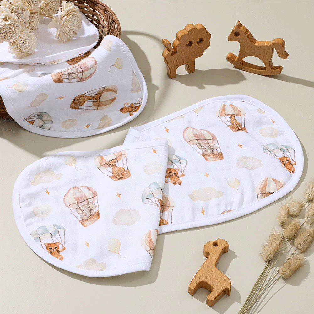 Cugo Bamboo Cotton Muslin Burp Cloth