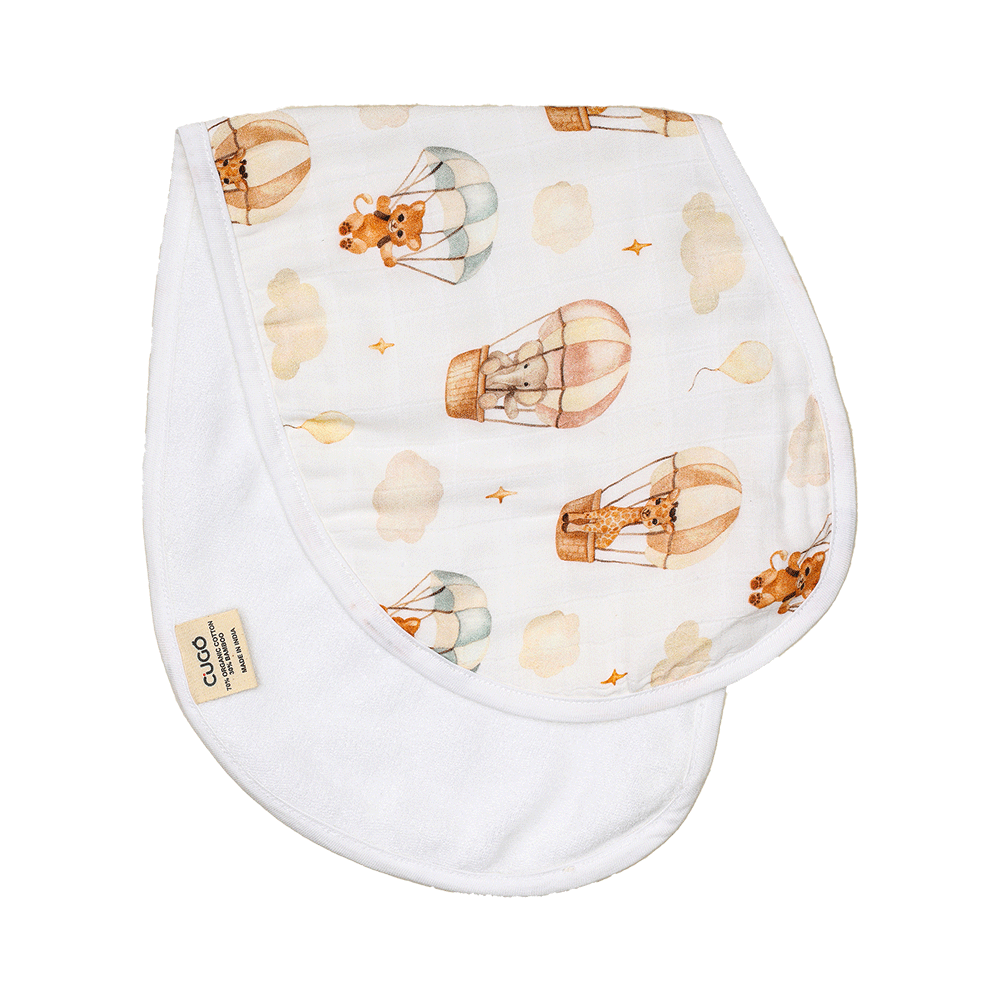 Cugo Bamboo Cotton Muslin Burp Cloth