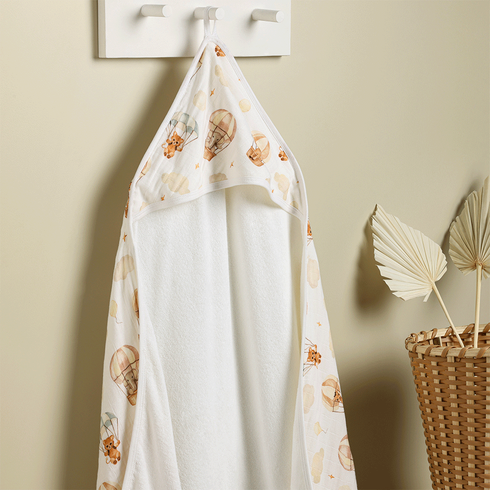 Cugo Bamboo Cotton Hooded Towel