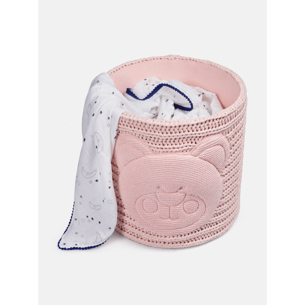 The Baby Trunk Crochet Teddy Basket