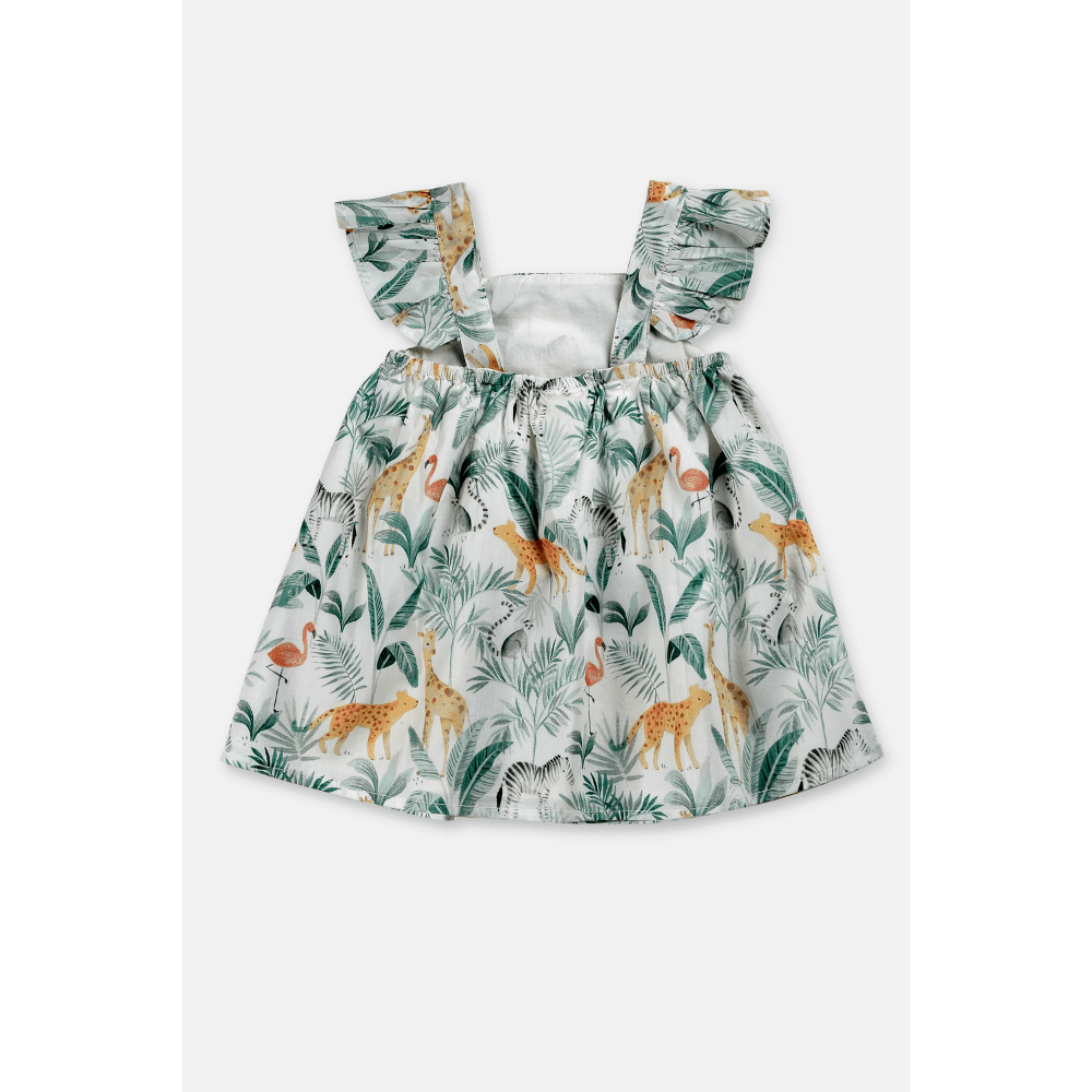 The Baby Trunk Animal Printed Frock