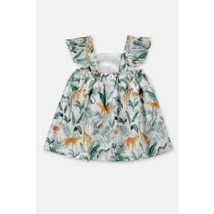 The Baby Trunk Animal Printed Frock