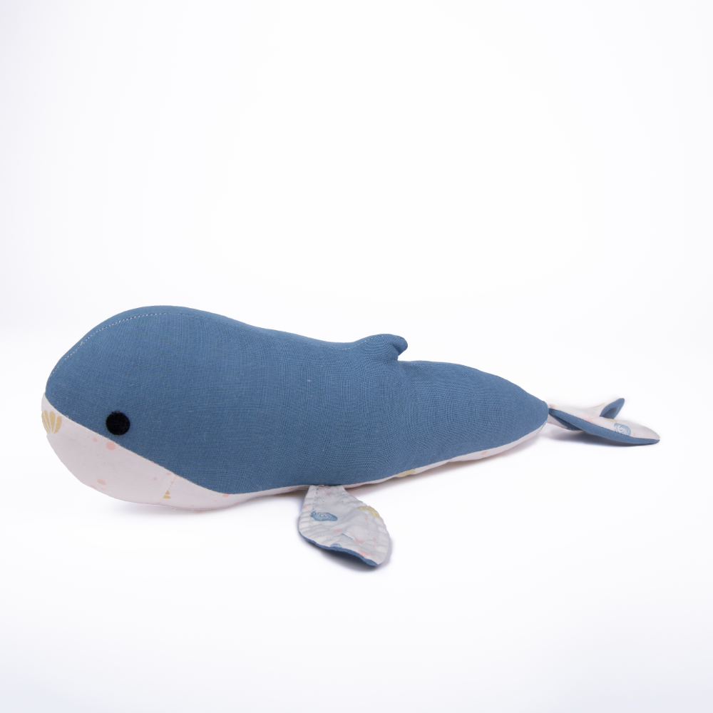 Kokolo Organic Cotton & Naturally Dyed Soft Toy - Kaia the Whale