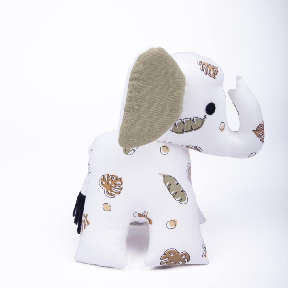 Kokolo Organic Cotton & Naturally Dyed Soft Toy - Zola the Elephant