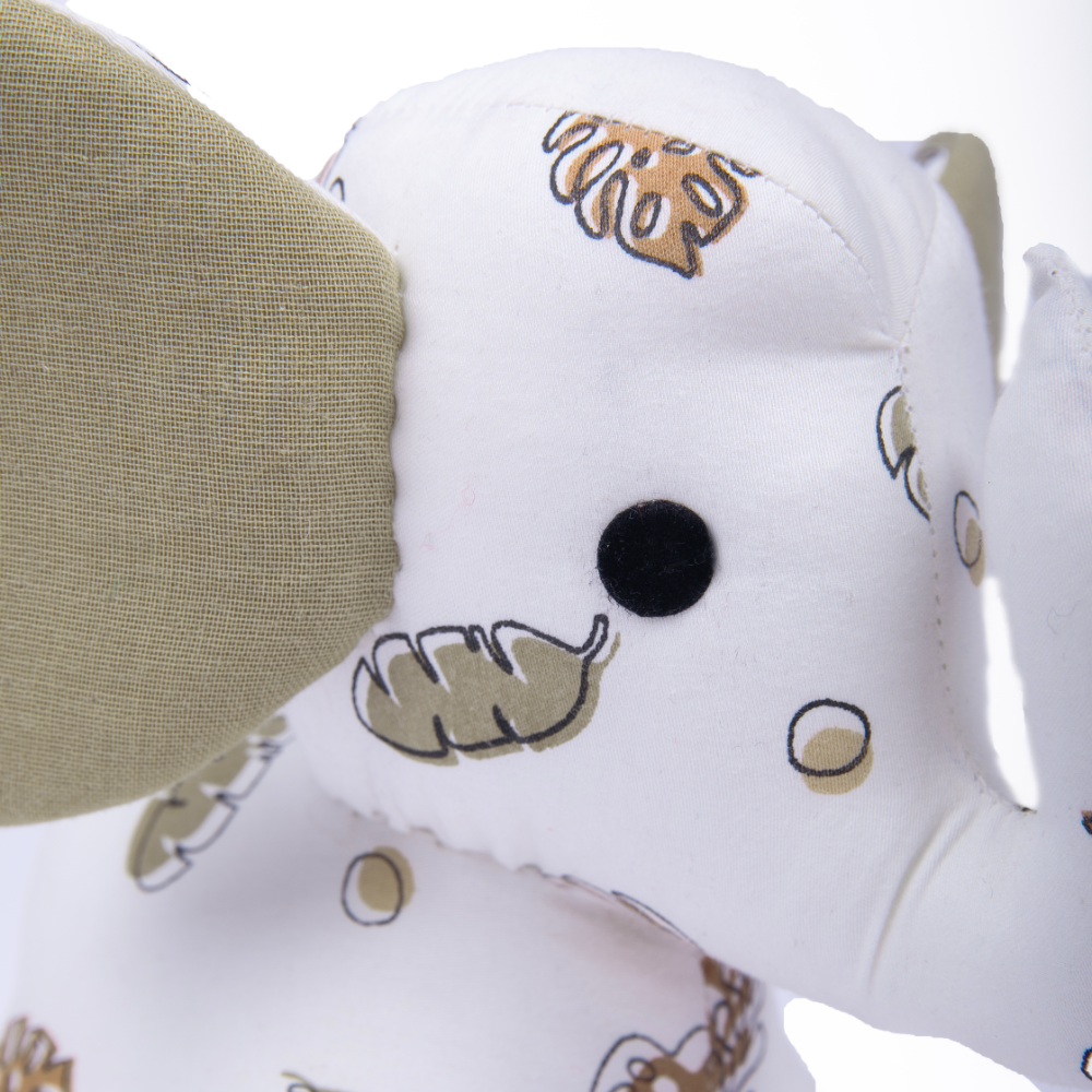 Kokolo Organic Cotton & Naturally Dyed Soft Toy - Zola the Elephant