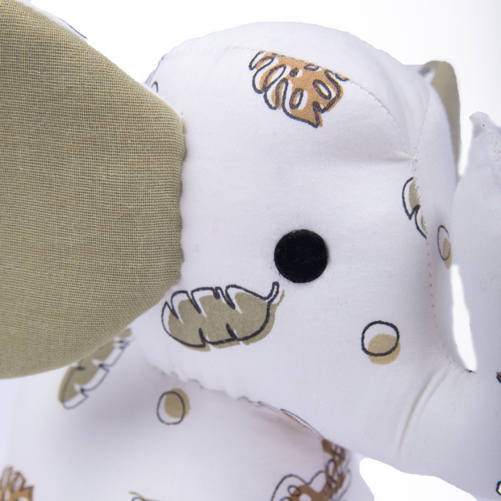 Kokolo Organic Cotton &amp; Naturally Dyed Soft Toy - Zola the Elephant