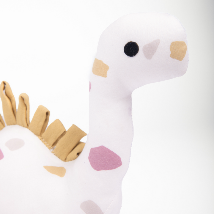 Kokolo Organic Cotton &amp; Naturally Dyed Soft Toy - Pebbles the Dino