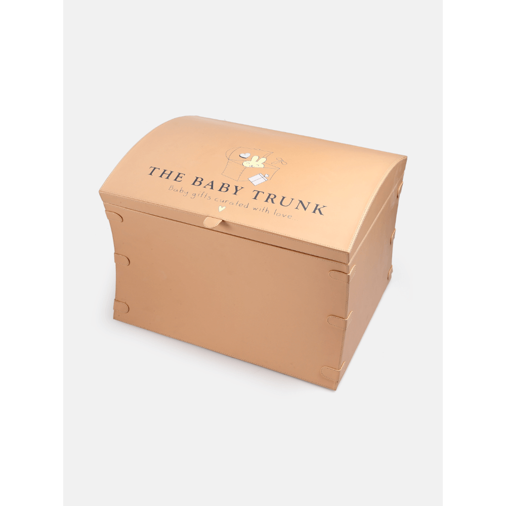The Baby Trunk Leather Hamper Gift Box