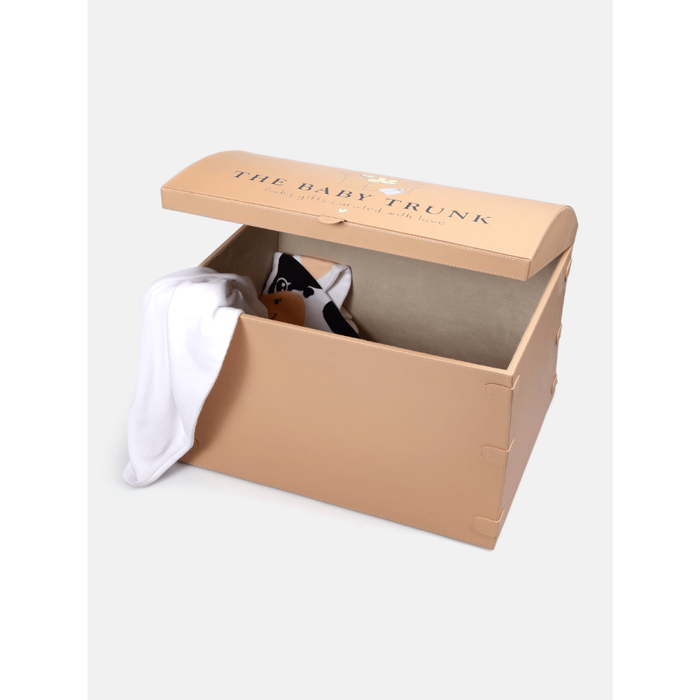 The Baby Trunk Leather Hamper Gift Box