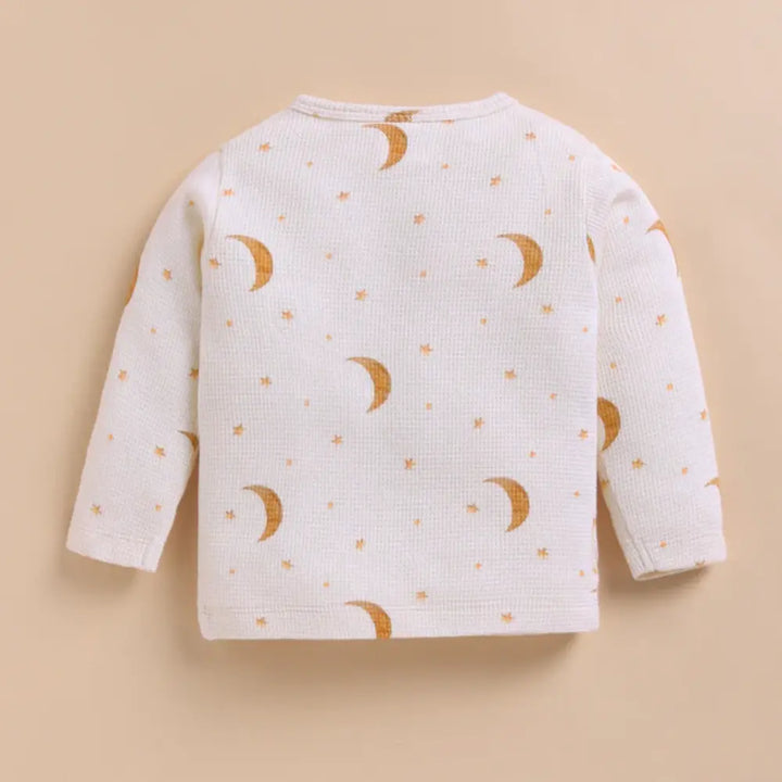 Cot &amp; Candy Baby Organic Kimono Top with Roll Top Footed Pant - Tiny Twinkle