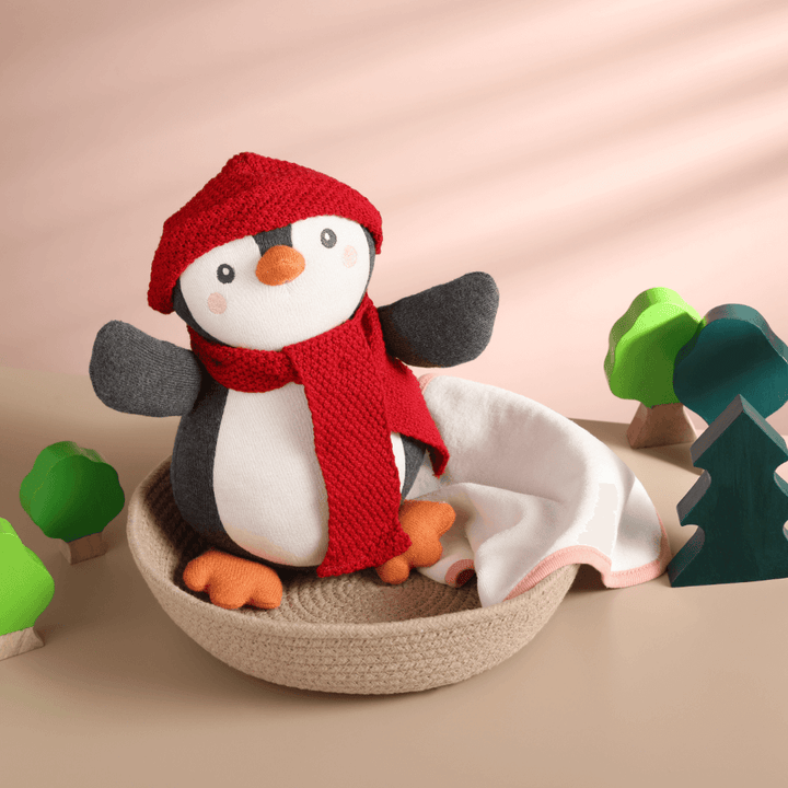 Cugo Snowy the Penguin Knitted Soft Toy