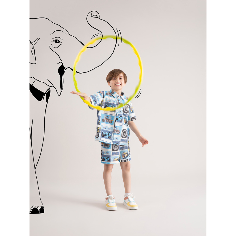 The Baby Trunk Baby Boy Co-ord Set: Shirt and shorts